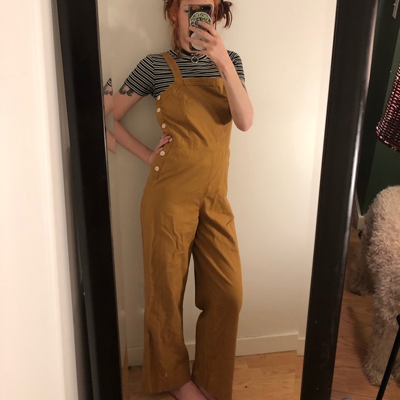 GAP Mustard Overalls - Picture 1 of 3